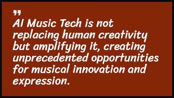 AI Music Tech is not replacing human creativity but amplifying it, creating unprecedented opportunities for musical innovation and expression.