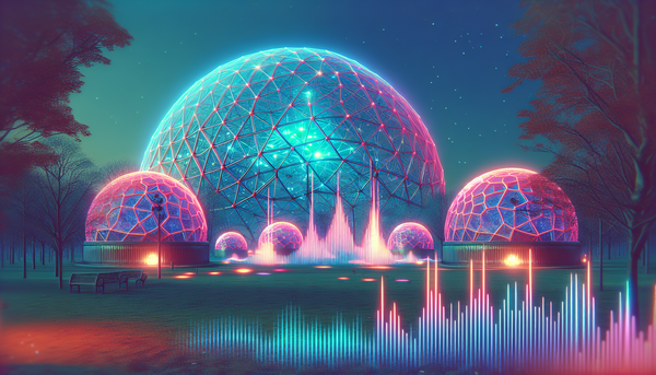 Britain's largest outdoor spatial audio festival debuts in London, featuring revolutionary dual-dome design and immersive sound experience.