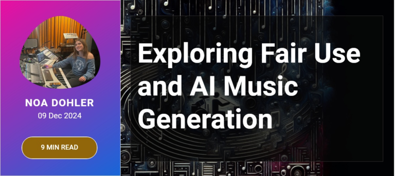 Explore the complex intersection of AI Music Tech and fair use law, as innovation challenges traditional copyright frameworks in music creation.