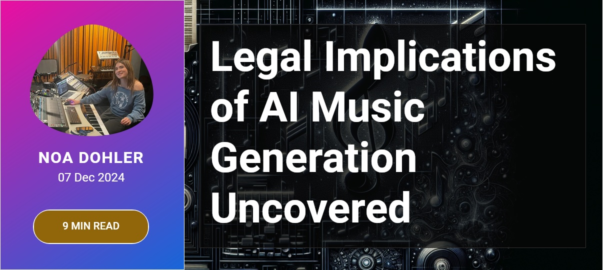 Explore the legal challenges and opportunities of Mubert AI and AI music generators in the evolving landscape of digital music creation.