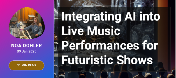 Discover how AI Music Tech is revolutionizing live performances, from interactive audience experiences to real-time adaptive soundscapes.