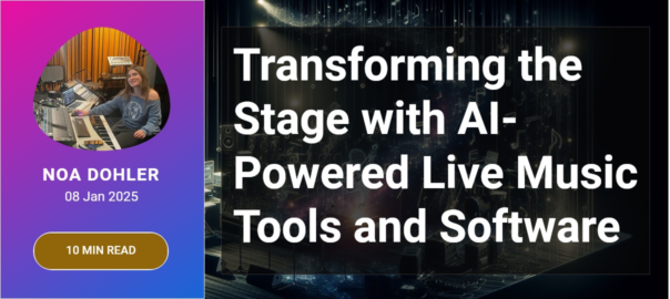 Discover how AI Music Tech is revolutionizing live performances with real-time sound modulation, visual synchronization, and audience engagement analysis.